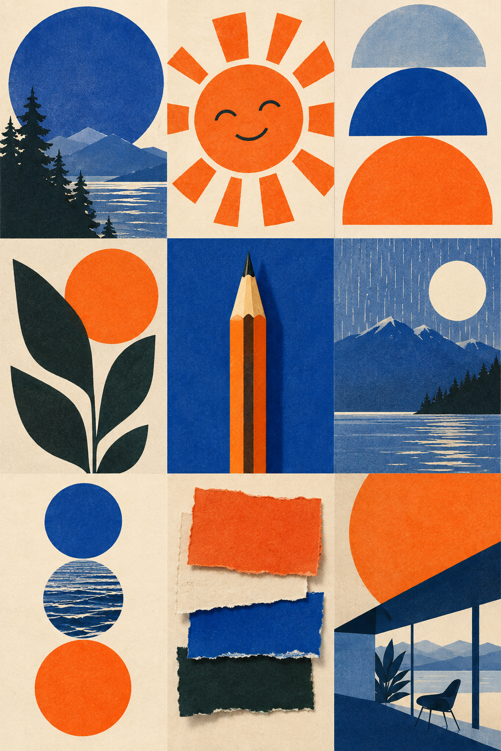 Geometric studio artwork used as the poster's focal image